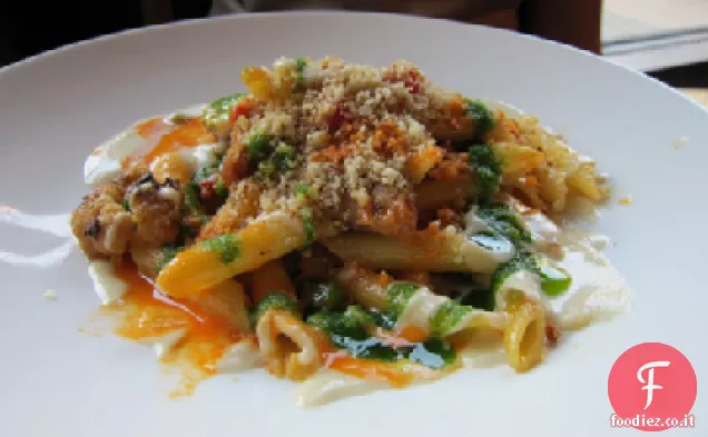 Insalata di Cavatelli con Carciofi e Formaggio di Capra