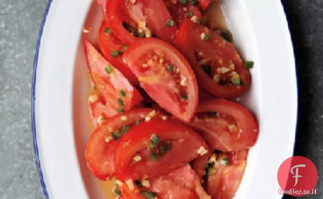 Pomodori con zenzero, limone e Cile
