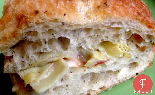 Focaccia al Carciofo-Brie