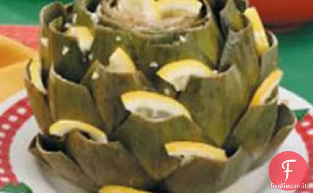 Carciofi tempestati di limone