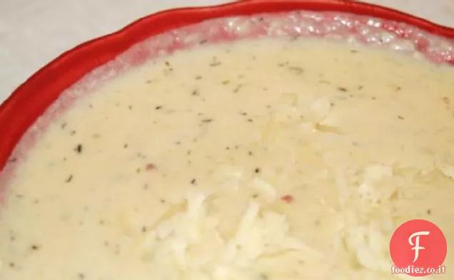 Zuppa cremosa di Asiago e Carciofi