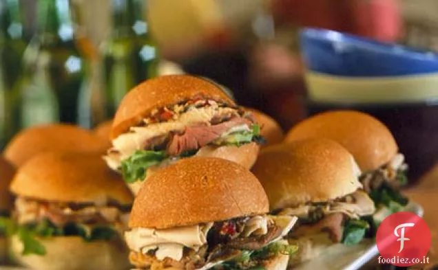 Muffulette di pollo e Roast Beef