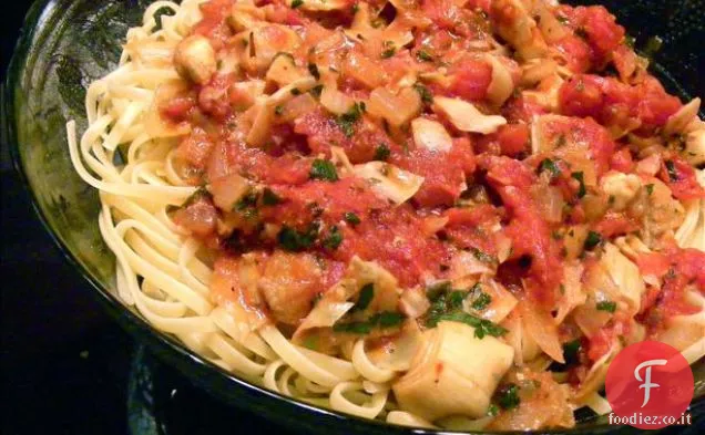 Salsa di pasta con un cuore <3