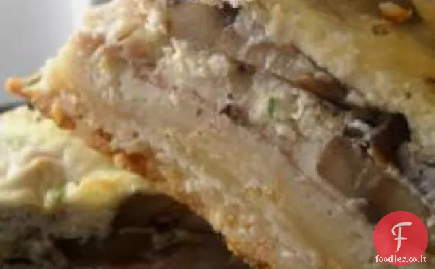 Crostata di Carciofi, Funghi e Prosciutto di Parma