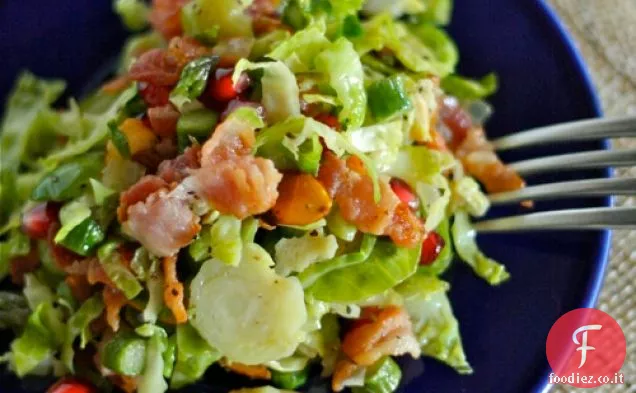 Insalata di asparagi appassiti e cavoletti di Bruxelles