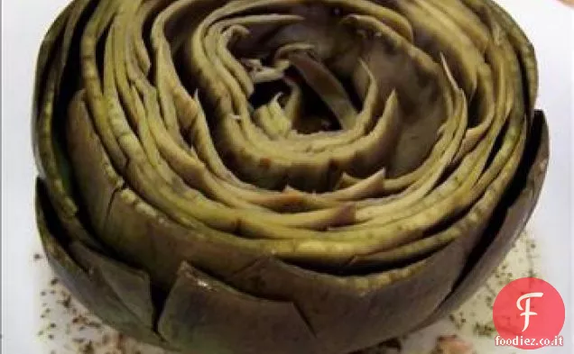 Carciofi refrigerati con Vinaigrette di Champagne