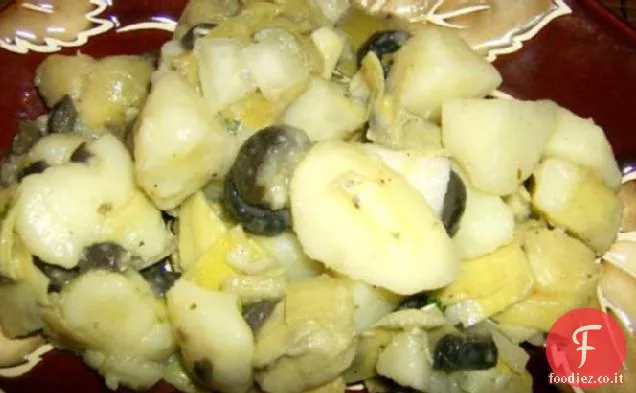 Insalata di carciofi di patate
