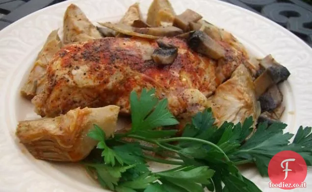 Carciofi alla griglia con Aglio e Burro al Vino Bianco