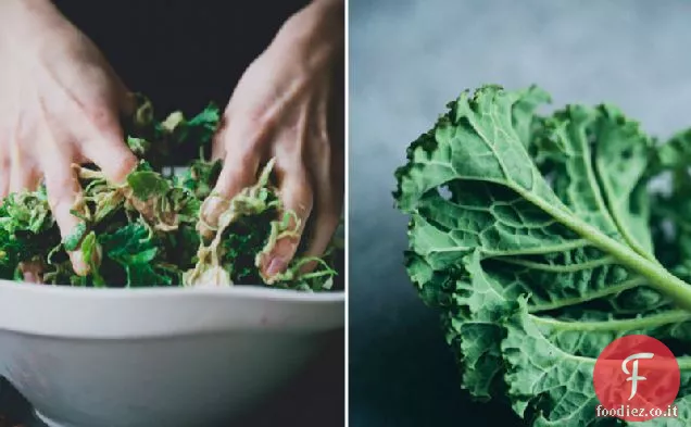 Insalata di Natale con germogli di Bruxelles rasati