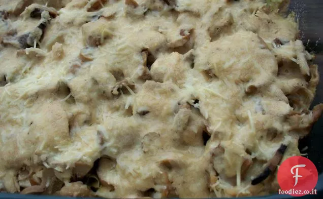 Omelette al forno al formaggio di carciofi