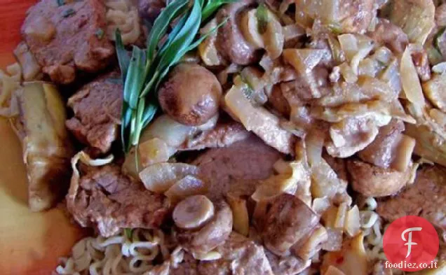 Maiale con Carciofi e Funghi