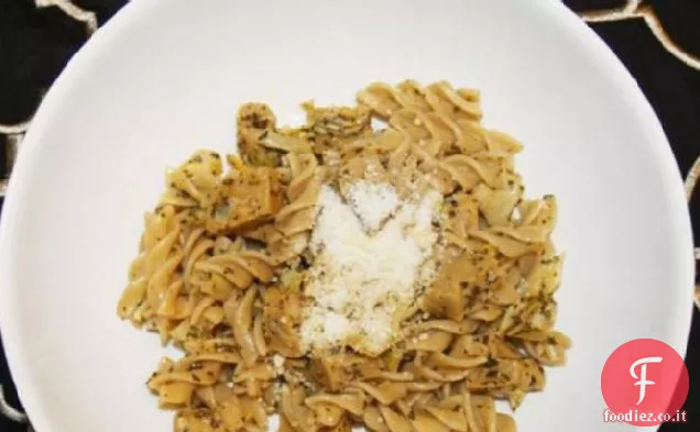 Fettuccine con Carciofo, Seitan e Pomodoro Secco