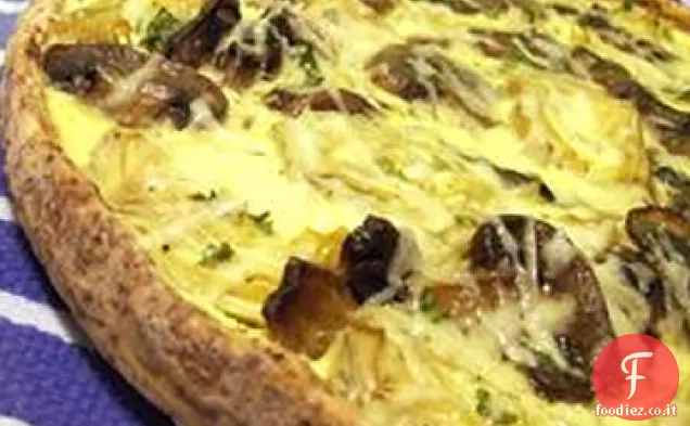 Crostata di Carciofi, Funghi e Prosciutto di Parma