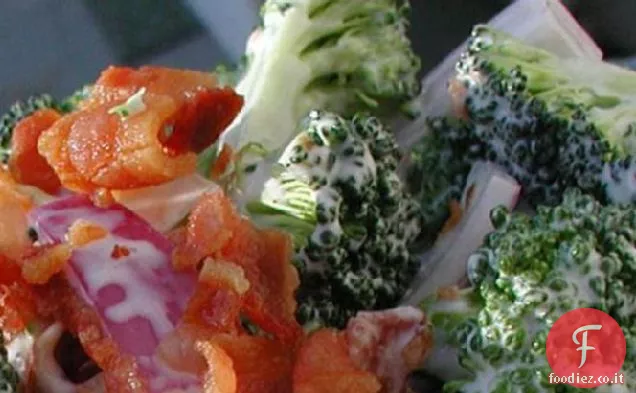 Broccoli Pancetta Insalata di cipolle rosse