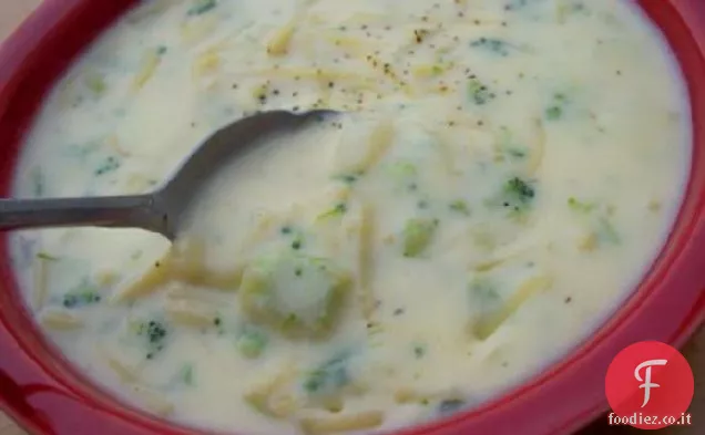 Zuppa di broccoli di formaggio