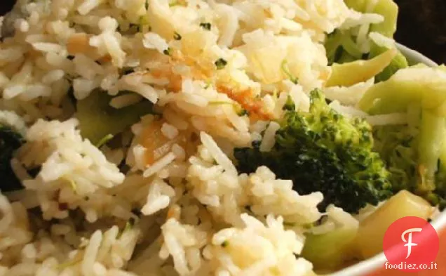 Riso formaggio e broccoli