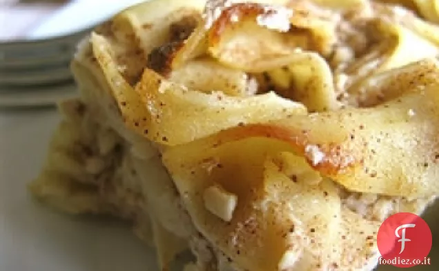 Kugel di verdure e noodle salati