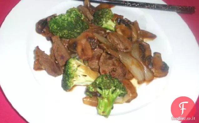 Facile pepato Manzo Broccoli Stir Fry di Nat