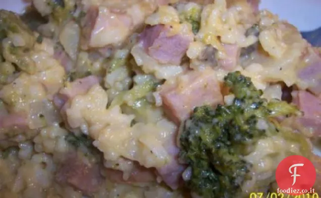 Broccoli e formaggio di riso (pentola di coccio)