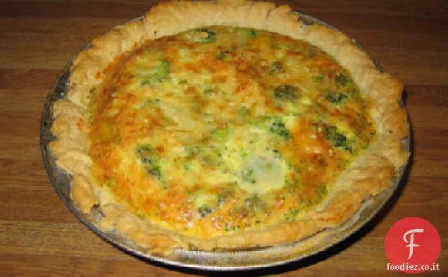 Quiche di broccoli al limone