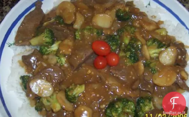 Manzo veloce e broccoli