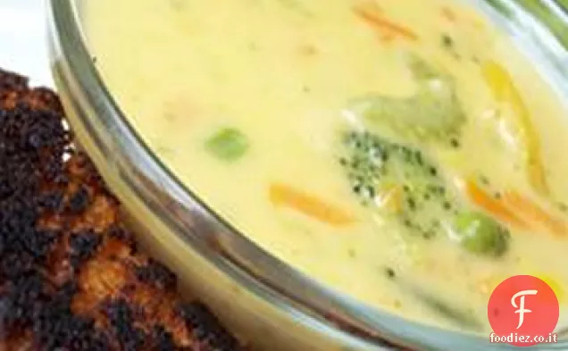Zuppa di broccoli e verdure