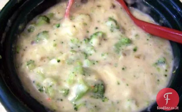 Hot Broccoli Dip (pentola di coccio o forno a microonde)