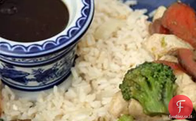 Broccoli pollo saltare in padella