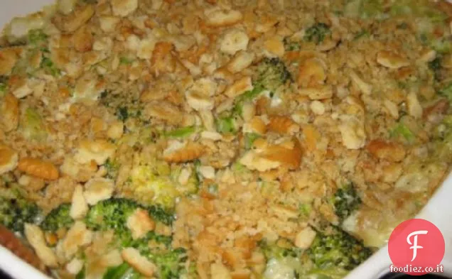 Deliziosa casseruola di broccoli al formaggio blu