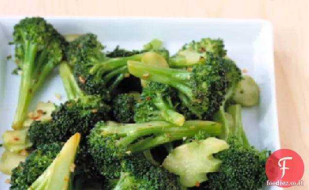Broccoli piccanti con aglio