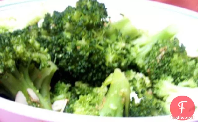 Broccoli con Limone Aglio Burro di Mandorle