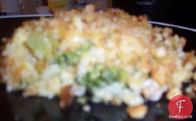 Casseruola di riso broccoli formaggio