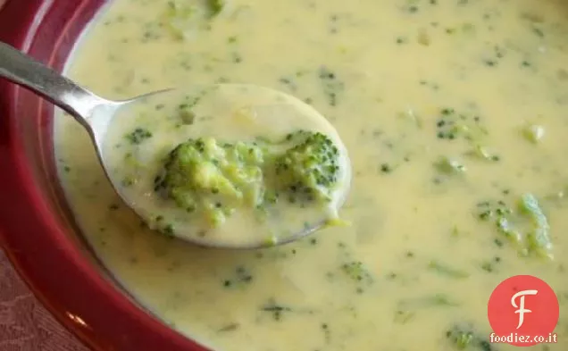 Zuppa di broccoli di formaggio
