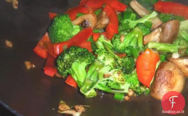 Broccoli ' n Peperoni rossi saltati in padella