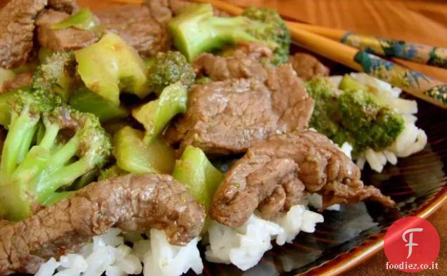 Manzo cinese e broccoli