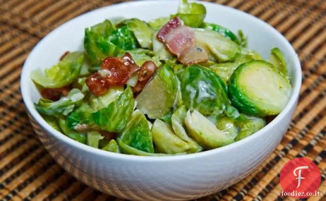Cavoletti di Bruxelles e Pancetta Ricoperti di Gorgonzola fuso