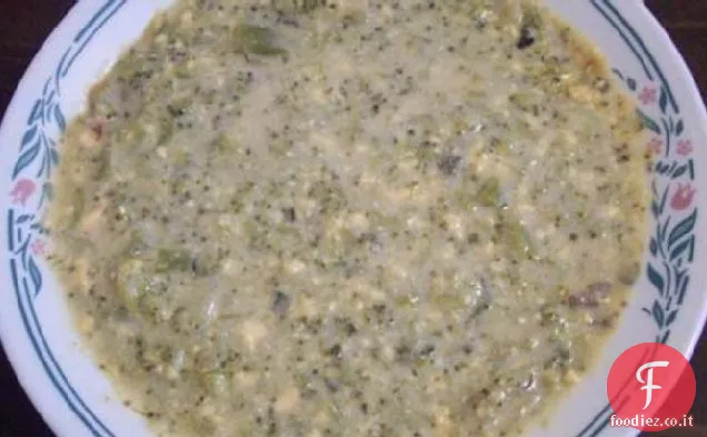 Zuppa di formaggio broccoli facile