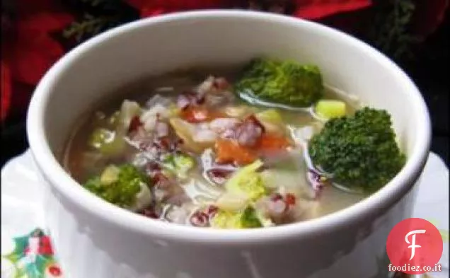 Zuppa di broccoli e riso