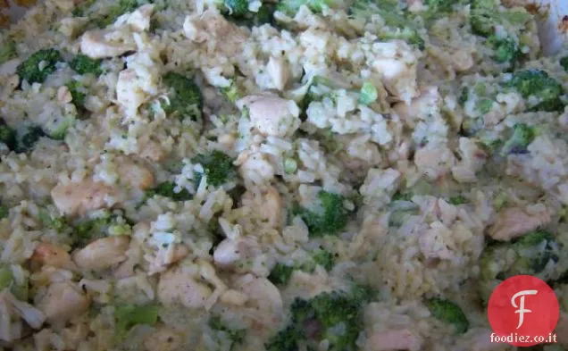 Un pasto veloce di pollo e riso per notti frenetiche!