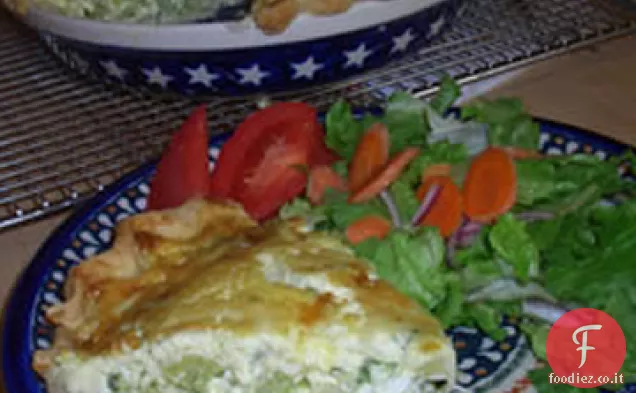 Broccoli e Provolone Quiche