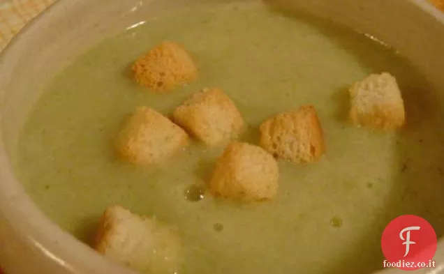 Crema di zuppa di broccoli - Basso contenuto di grassi