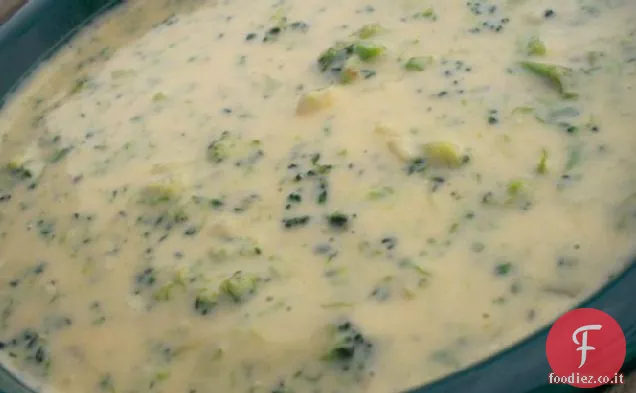 Zuppa di formaggio broccoli