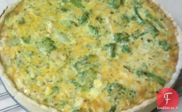 Quiche di pollo e broccoli