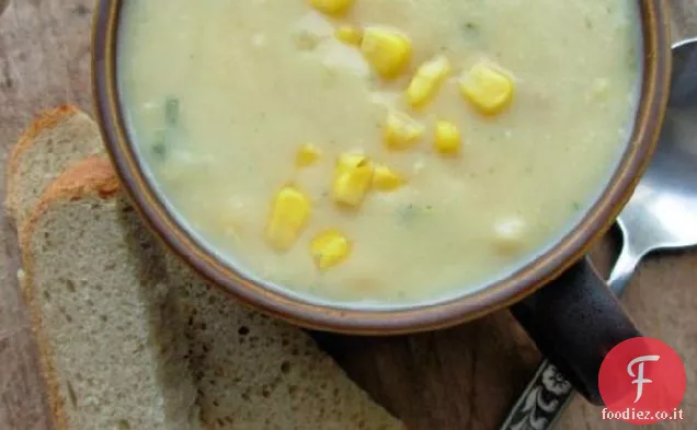 Zuppa di verdure al formaggio