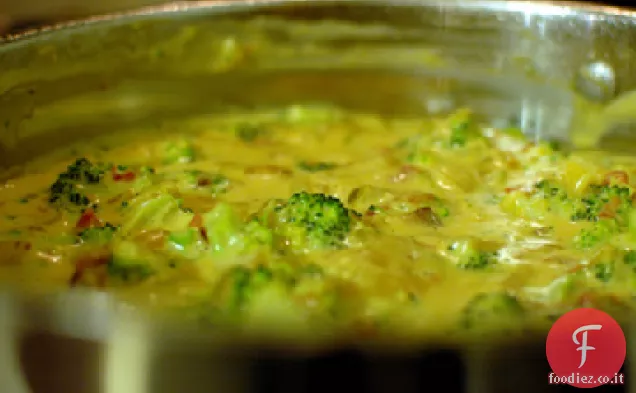 Casseruola di mandorle broccoli