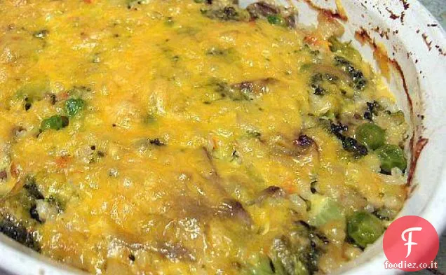 Casseruola a basso contenuto calorico di broccoli