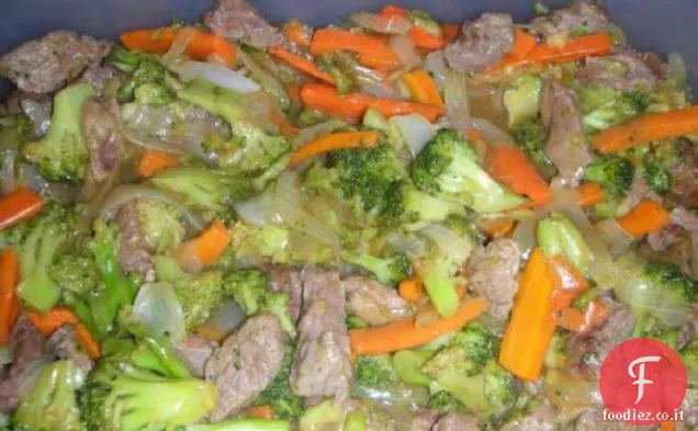 Manzo basso Carb e broccoli Stir Fry