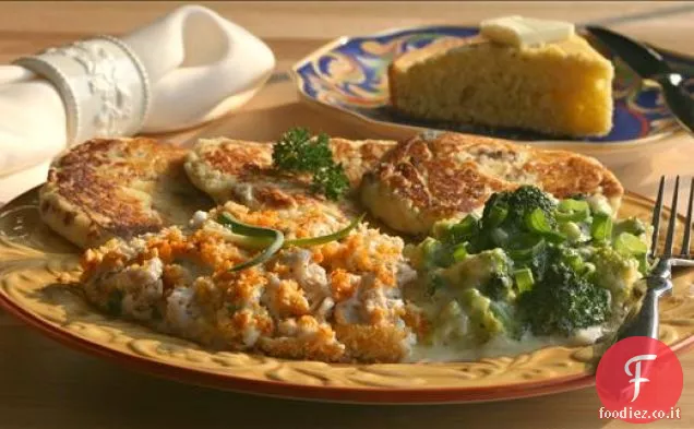 Formaggio Broccoli Pancetta pollo Casseruola