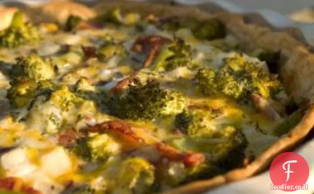 Quiche di broccoli e pancetta