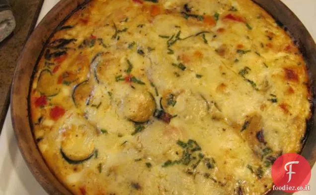 Arrosto di verdure e Gruyere Quiche